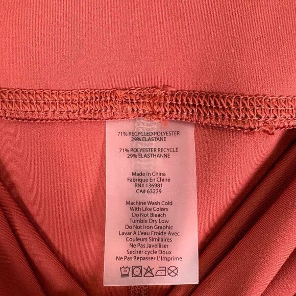 New Spiritual Gangster Brick Red Ada High Waisted 7/8 Leggings Size Medium - Picture 15 of 15